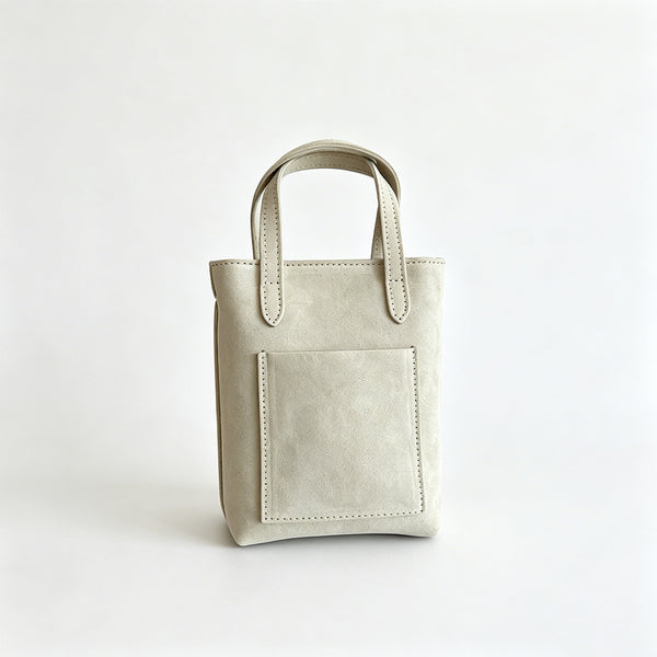 OREVA Suede Mini Handheld Tote Bag